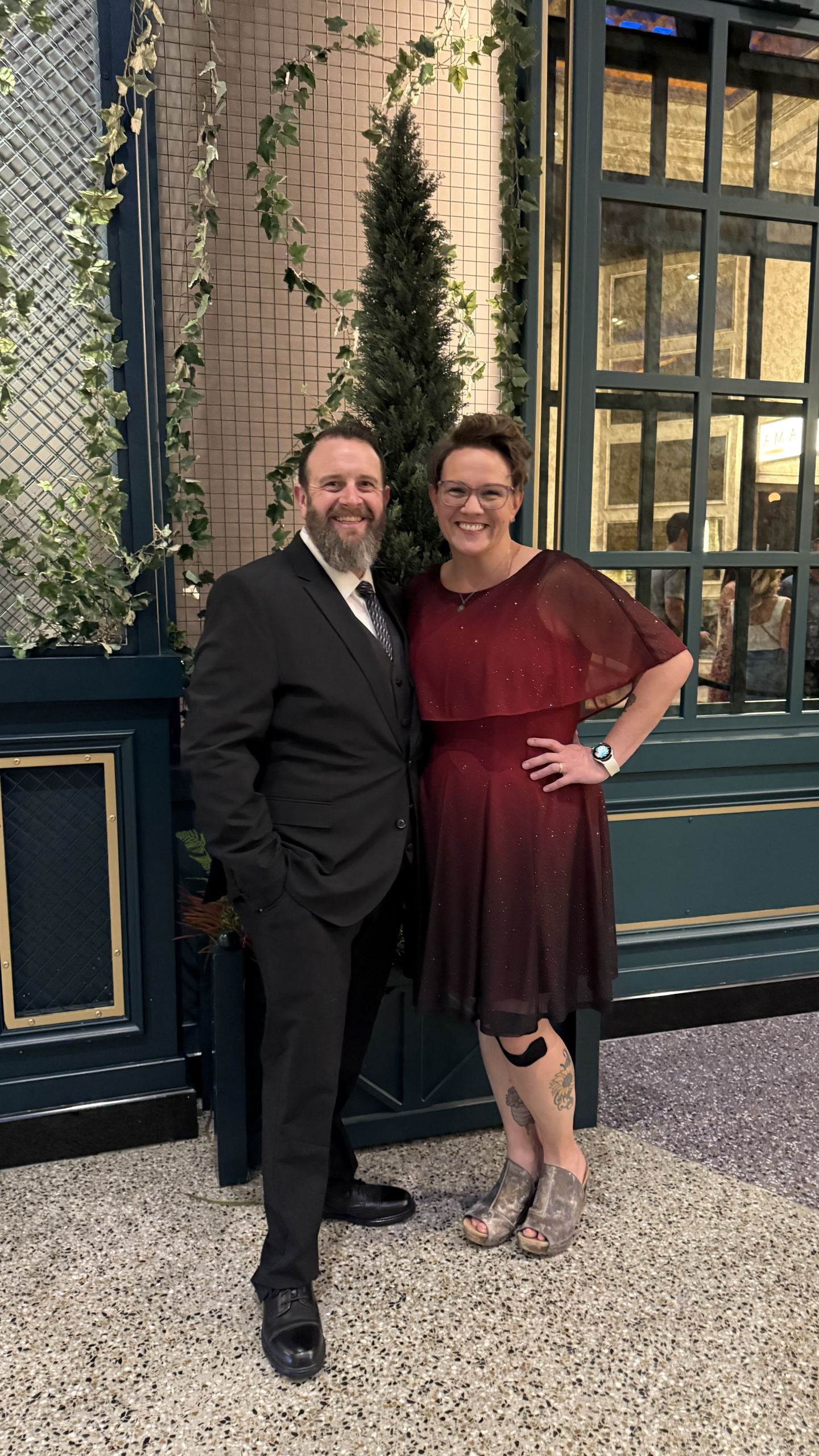 Candy and Ryan Pedersen at a gala event