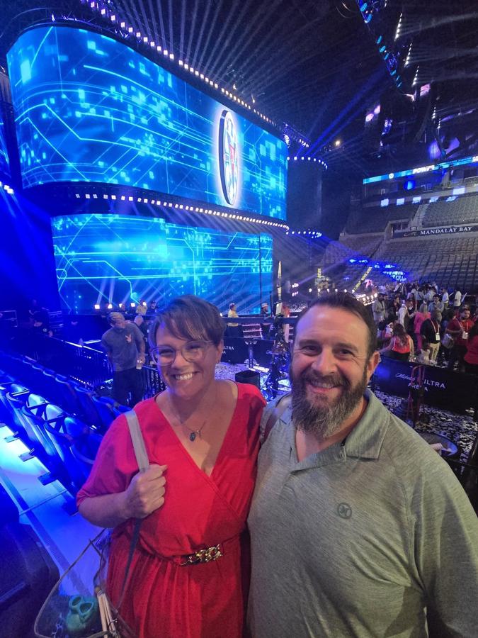 Candy and Ryan at a national convention