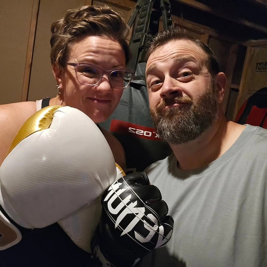 Candy and Ryan training together